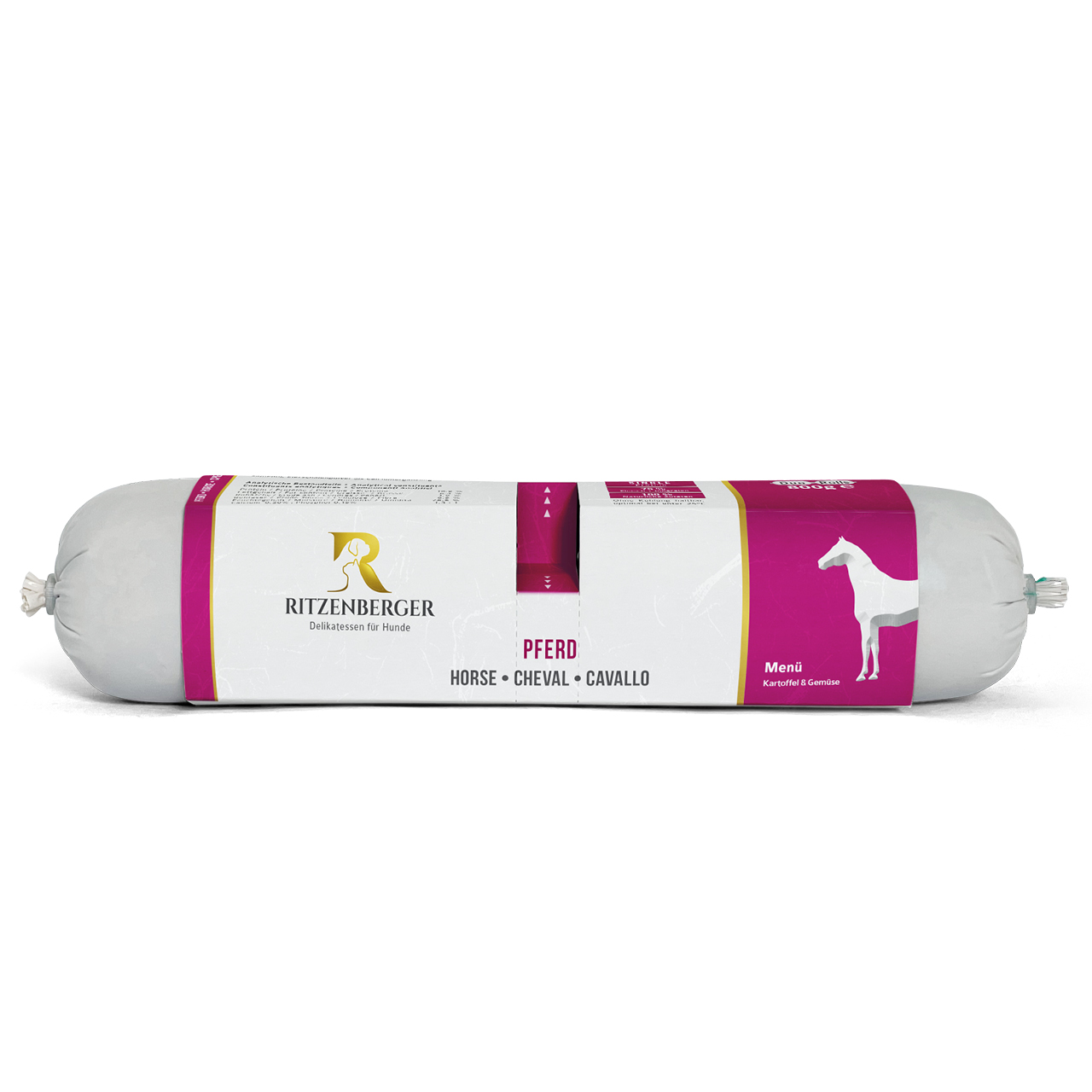 Pferd mit Kartoffel & Gemüse | Duo-Rolls 2x400g