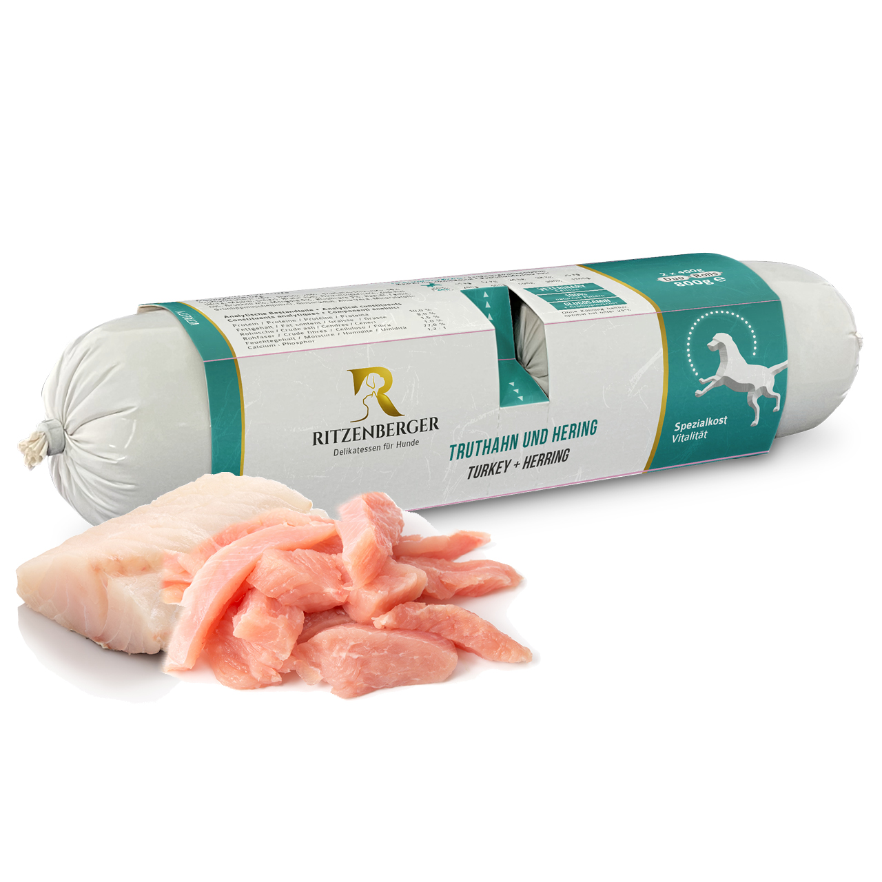 Truthahn und Hering • Vital-Menü | Duo-Rolls 2x400g