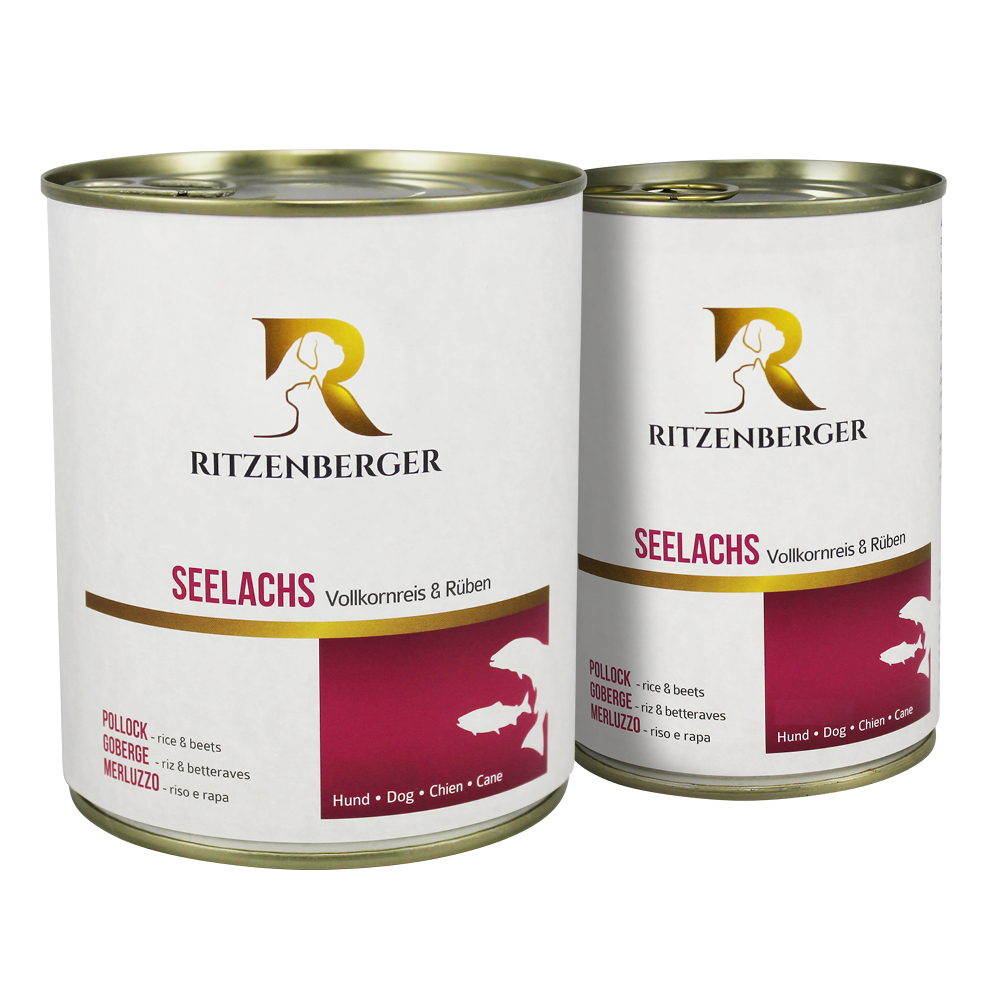 Seelachs mit Vollkornreis & Rüben - 800g Dose