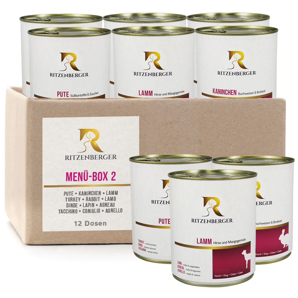 Menü-Box #2 - 12 x 800g Dosen