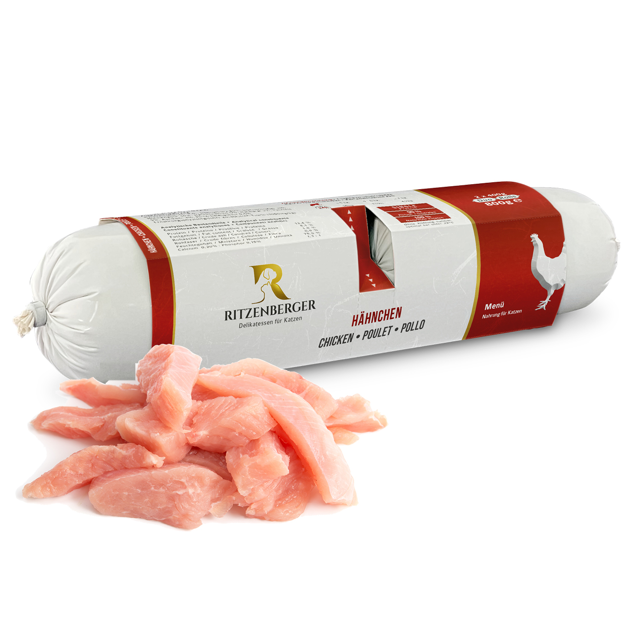 Hähnchen mit Zucchini und Aprikose | Duo-Rolls 2x175g