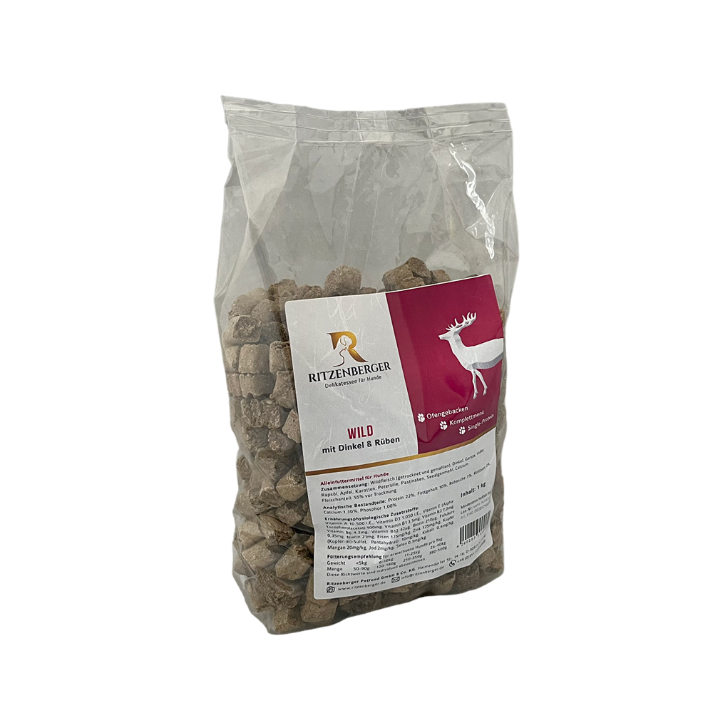 Wild mit Dinkel und Rüben | 1 kg - Beutel