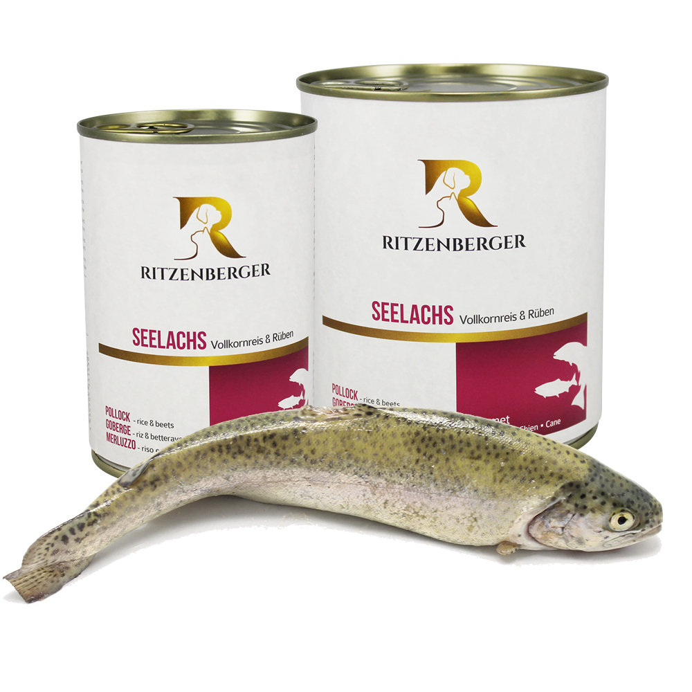 Seelachs mit Vollkornreis & Rüben - 800g Dose