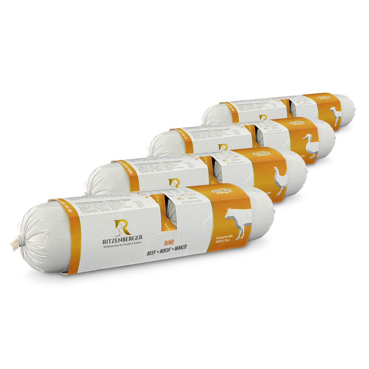 Fleisch - Box #1 | 12x Duo-Rolls 2x400g