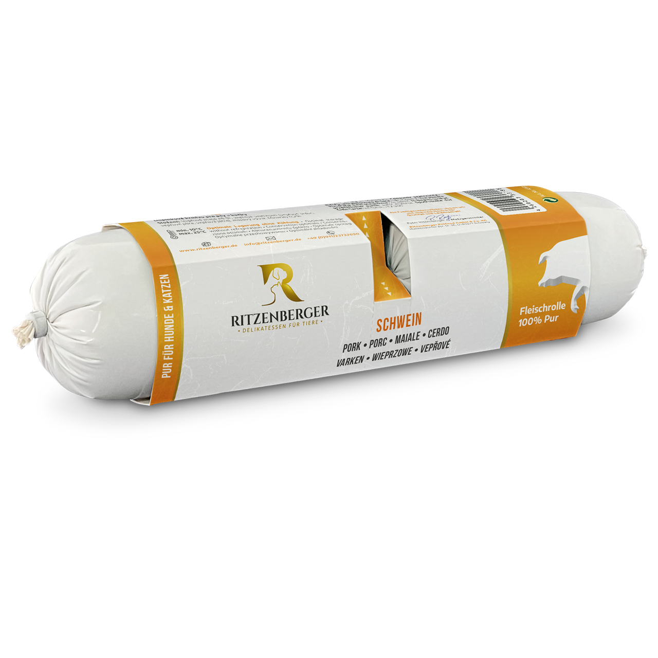 Schwein - Pure Fleischrolle | Duo-Rolls 2x400g