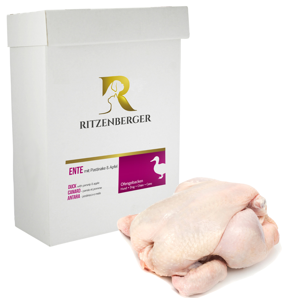 Ente mit Pastinake & Apfel | 6 kg - Box