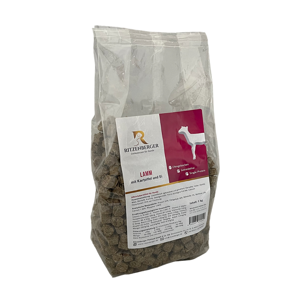 Lamm  mit Kartoffel und Ei | 1 kg - Beutel