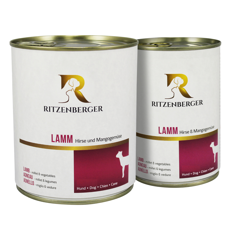 Lamm mit Hirse und Gemüse - 800g Dose