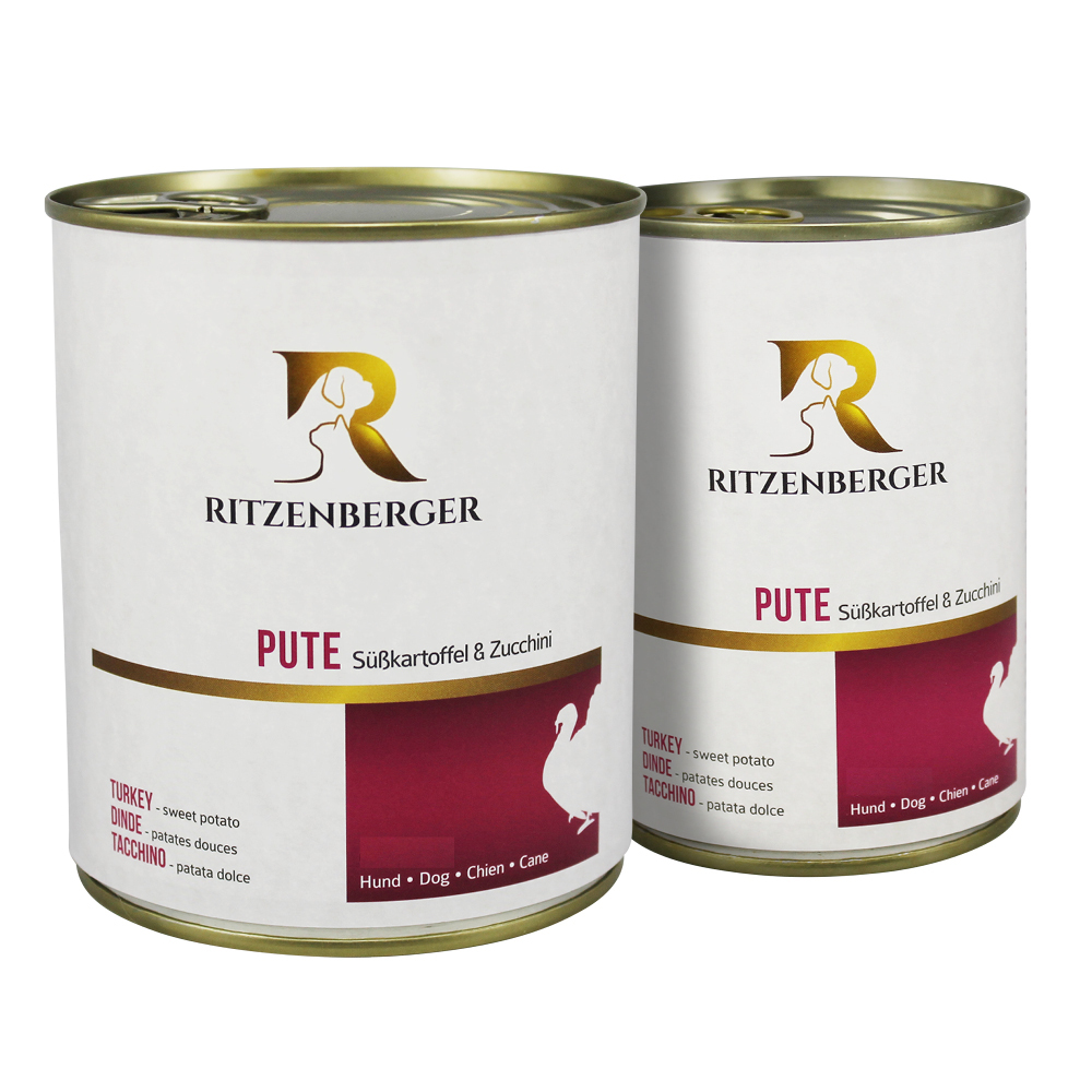 Pute mit Süsskartoffel & Zucchini - 800g Dose