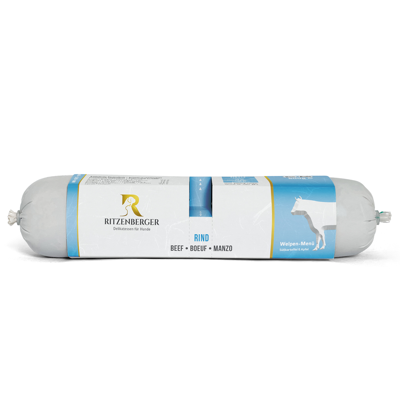 Rind mit Süsskartoffel für Welpen | Duo-Rolls 2x400g