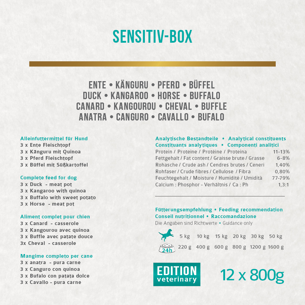 Sensitiv-Box - 12 x 800g